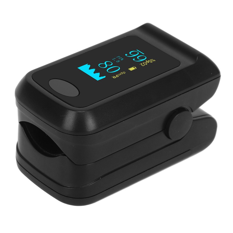 Organic LED Fingertip Pulse Oximeter Blood Oxygen Saturation Monitor With