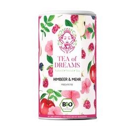 Organic Fruit Tea "Raspberry & More" with Delicious Fruit Pieces Loose Tea 120 g