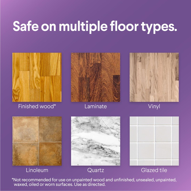 Clorox Scentiva Disinfecting Wet Mop Pad, Disposable Mop Heads, Multi-Surface