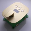WHSHOWER 3 Way Shower Diverter Valve Push-Button Temperature Display Modern