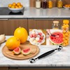 2 in 1 Stainless Steel Melon Ballers Melon Scoop,Double-Sided Fruit