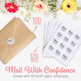 120 Pack Inspirational Cards – Christian Cards With Scripture Encouragement - Christian Greeting Cards - Envelopes and Labels Included