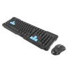 Wireless Keyboard Mouse Combo Set 2.4G Multimedia USB Receiver for