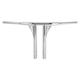 CUSTOM CHROME CCI 14" Rise 1-1/4" T-Bar Straigh Up Handlebar Fit For Harley Electra Glide Road King Fat Bob Boy Freewheeler Heritage Softail Springer Sportster Iron 883 1200 Roadster V-Rod