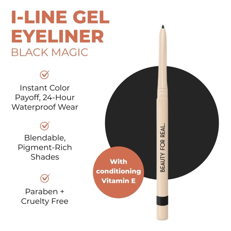 Delineador De Ojos I-line 24-7 Black Magic Negro Mate Fórmul