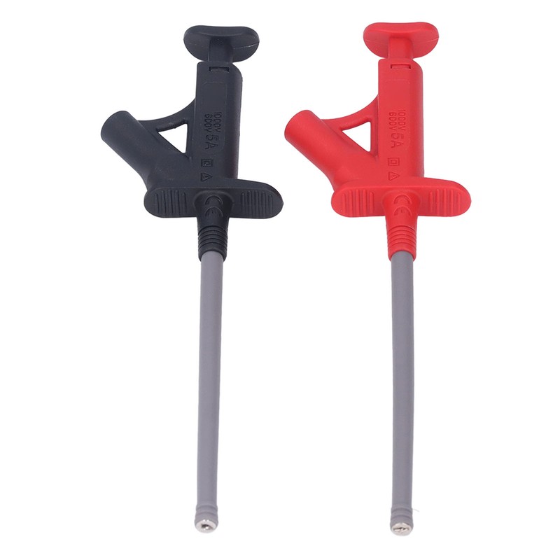 Flexible Test Hook Multimeter Electrical Testing Grabber Hook with 4MM
