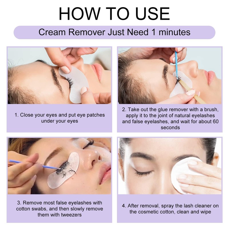 Eyelash Glue Remover for Lash Extensions: for DIY and Lash