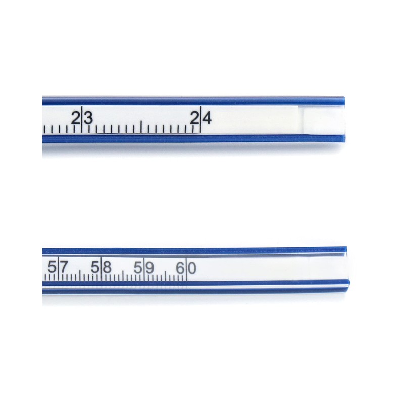 QWORK® Flexible Ruler, Bendy Ruler Curved Ruler, Ideal for Engineering