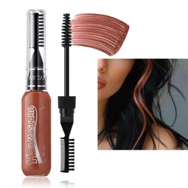 Temporary Hair Chalk Color Comb Set - Mascara Dye Set for Women - Temporary Hair Color Dye 8 Color, Mascara Hair Chalk Set for Birthday Cosplay, Hair Highlighting Set