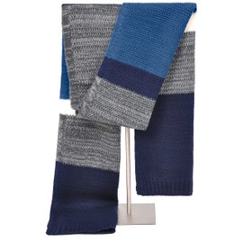 Men Scarf Winter Wool Cashmere Scarf Knit Warm Soft Long Scarves For Men's