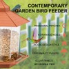 OKONOS Automatic Bird Feeder Hanging Seed Food Dispenser for Parrots
