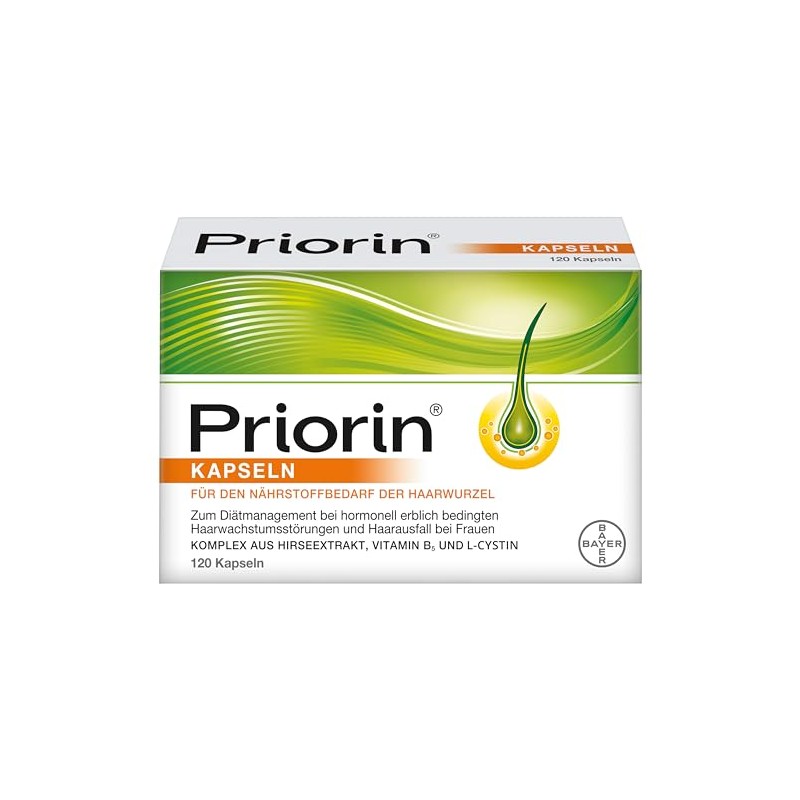 Priorin Hormonal Hereditary Hair Loss Capsules for Women 120 Capsules