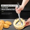 CHSEEO Potato Masher, 304 Stainless Steel Potato Press with Long
