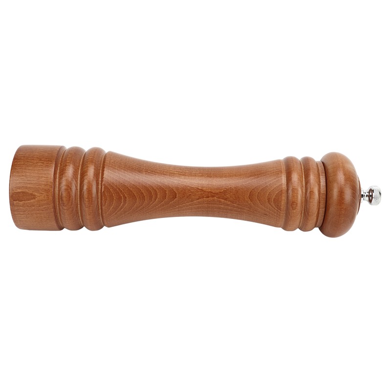 Wooden Pepper Grinder Refillable Rustproof Stainless Steel Core Manual Salt