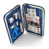 Kleiber Pocket Sized Hard Case Travel Sewing Kit including Scissors/Thread/Spare