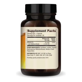 Vitamina D3 500mg Dr Mercola Suplemento Cápsulas Sin Gluten 30 Unidades                                                                               