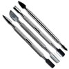 PREMIUM INSTRUMENTS Cuticle Pusher Cutter - Professional Grade Stainless Steel