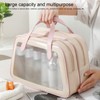 Dry Wet Toiletry Bag Breathable Mesh Dry Wet Separating Makeup