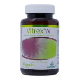 Vitrex N (vitaminas, Minerales Y Acido Fólico ) Naturex