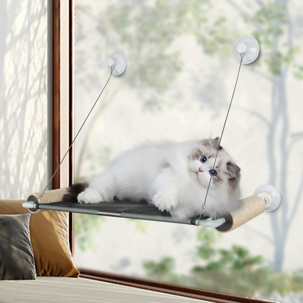 Cat Window Perch,Sturdy and Stable Cat Bed,Easy to Adjust Cat