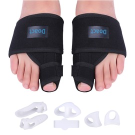 1Pair Bunion Toe Straightener Corrector   3Pair Silicone Gel Toe Separator(L)