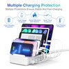 Fast Charging Station for Multiple Devices, 50W 6-Port USB Charging