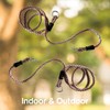 h2i Swing Ropes, Rope for Swing Including Carabiner, Height-Adjustable Rope