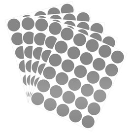 90 Pack Scratch Off Labels Stickers, 3 Sheets 1" Round Self-Adhesive Stickers for DIY Scratch Off Cards, Reward Cards, Party Favors