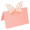 PATIKIL 25pcs Hollow Butterfly Cut Design Table Name Place Cards