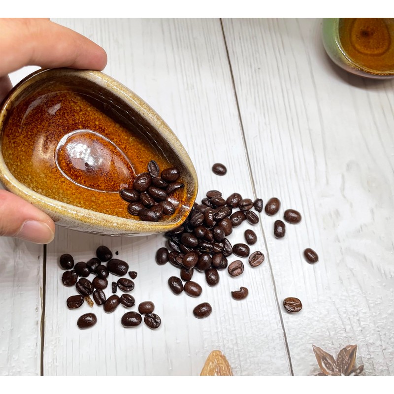 LamChyar Coffee Bean Dosing Cup, Ceramic Dosing Dish for Coffee