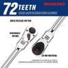 WORKPRO 1/2 inch Drive Extra Long Flex Head Ratchet 72-Tooth