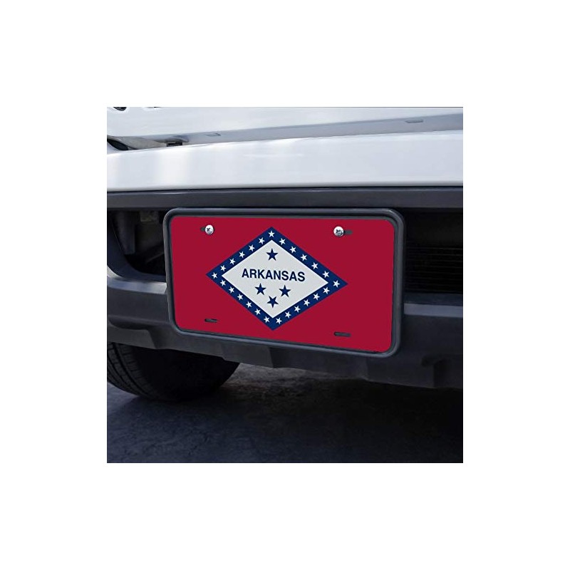 GRAPHICS & MORE Arkansas State Flag Novelty Metal Vanity Tag