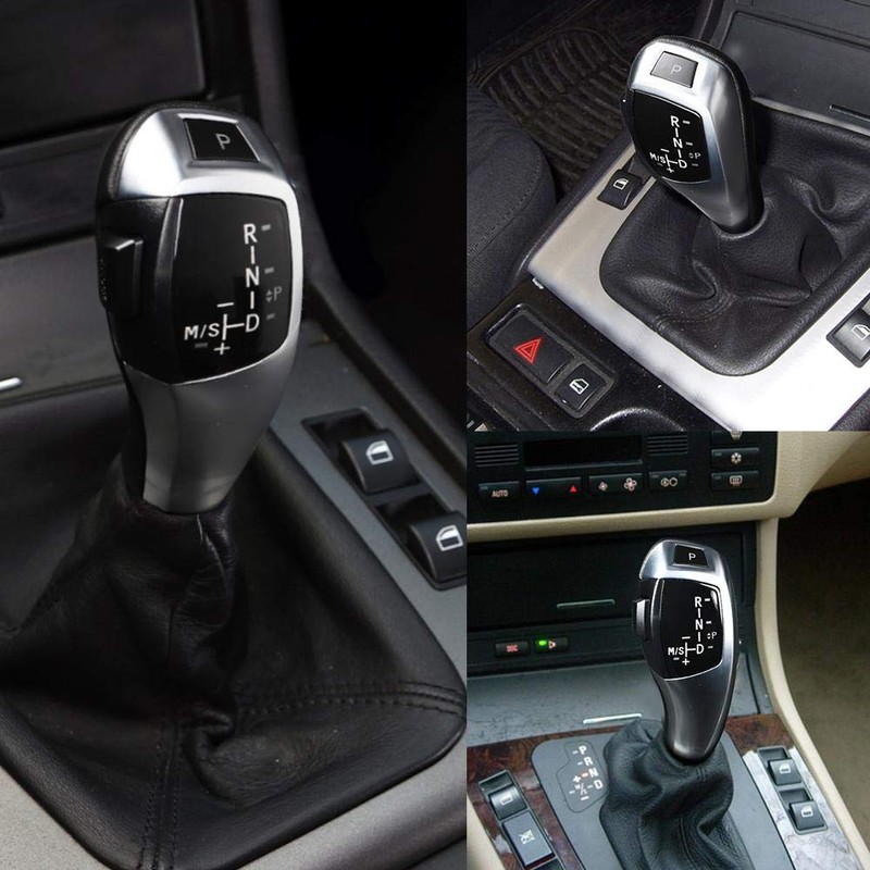 Akozon Gear Knob F30 Style LHD Automatic LED Head Shifter