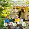 addlon 102(96+6) FT Solar String Lights Waterproof,Patio Lights Solar Powered
