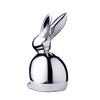 EDZARD Louis Rabbit Figurine (Height 13 cm) Nickel-Plated Aluminium Decorative