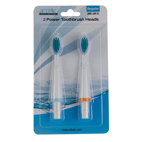 Jetpik Sonic Toothbrush tip, General use, (2) Pack