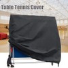 J&C Table Tennis Cover 420D Ping Pong Table Cover Black
