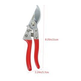 Kisangel Steel Fruit Flower Leaf Trimmer Multi-functional Pruning Scissors for Gardening Ergonomic Design Blades for Trimming Branches Flowers and Twigs
