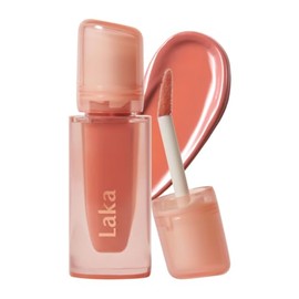Laka Jelling Nude Gloss, 4.5g0.15oz, Sheer Hydrating Lip Oil with No Stain, Non-Sticky, Nourishing Gloss for a Glowy Look, K-Beauty (304 Gingerring)