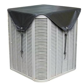 HPUIUI Top Universal Outdoor AC Cover, 36" x 36", Black, Heavy Duty Waterproof & Leaf Proof, Oxford Fabric, All-season Protection