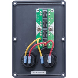 Blue Sea Systems 4324-BSS Panel Switch H2O CB 4POS SCKT, Camouflage