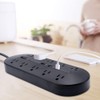 10-Outlet 2 Prong Power Strip with 3 USB Ports, Polarized
