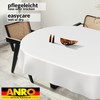 ANRO Oilcloth Tablecloth, Washable, Oilcloth, Garden Tablecloth, Outdoor, Indoor, Oval,