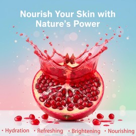 Fruit Skin Care Set for Teens – Pomegranate Daily Routine for Smooth Skin, Oil Control, Hydration & Glow – Perfect Skincare Gift for Girls and Women, All Skin Types