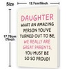 WowBefun Daughter Birthday Card | Birthday Card for Daughter |