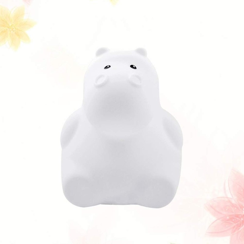 Night Light Creative Hippo Color Changing Night Light Hippo Silicone