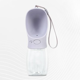 TB1 Portable Pet Water Bottle 350ml | Leak-Proof Travel Water Dispenser for Dogs | BPA-Free Outdoor Puppy Drinking Bottle | One-Hand Operation Lightweight Design with Strap