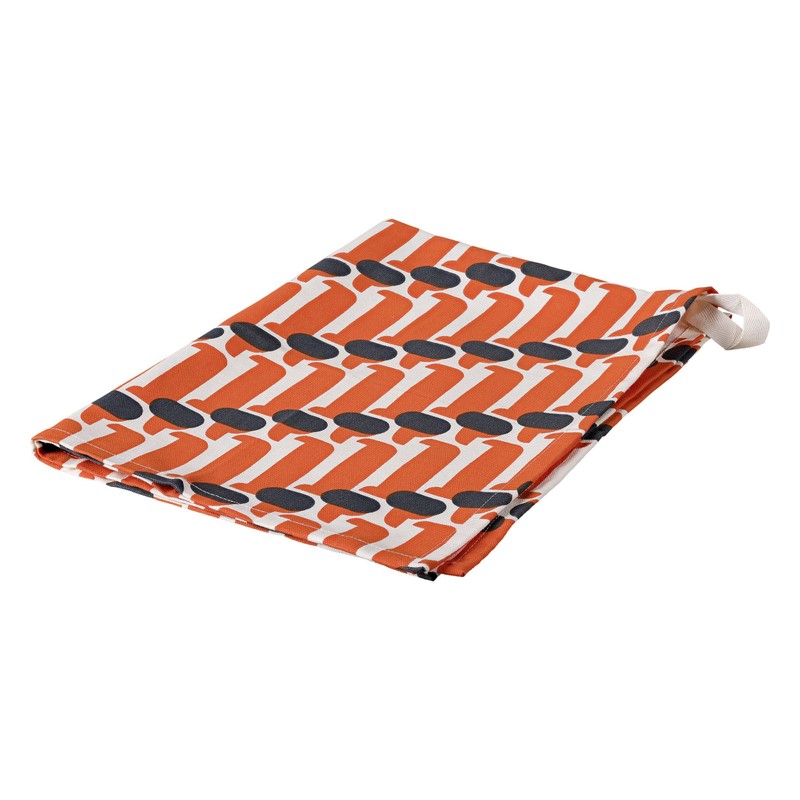 Orla Kiely | Set of 2 Teatowels in Persimmon |