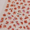 2 Sheets Fall Series Nail Stickers Maple Leaves Nail Art