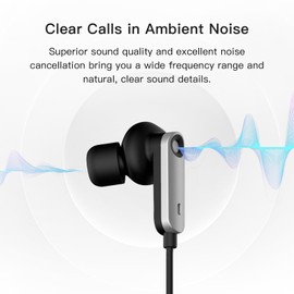 Edifier Rechargeable Hearing Aids for Seniors, Neckband Hearing Aids Bluetooth with Adaptive Noise Cancellation, OTC Digital Hearing Amplifier with 2 in 1, Falling Off and Lightweight, Volume Control